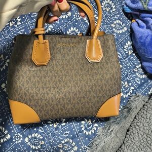 Michael Kors Brown and Tan Women's Bag